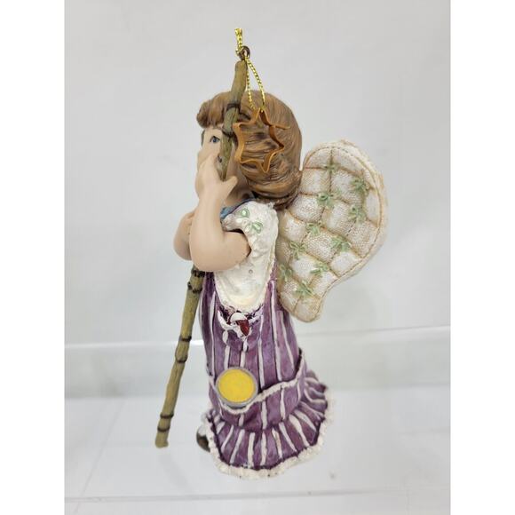 Tuzinski Nativity Button Jar Kids Christmas Pageant Replacement Angel w/Star - Picture 2 of 7